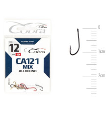 Крючки Cobra ALLROUND сер. CA121 MIX, №12, 10шт.
