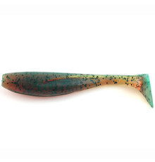 Силиконовая приманка FishUp WIZZLE SHAD 2" 017 - Motor Oil Pepper, 10шт, виброхвост