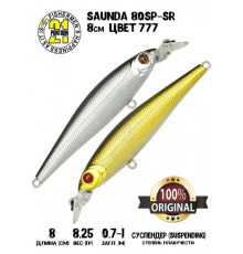Воблер PONTOON 21 SAUNDA 80SP-SR цвет 777