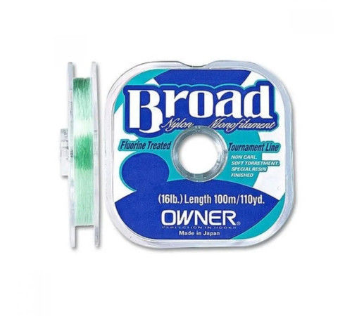 Монофильная леска Owner BROAD 100м,  0.10мм