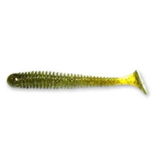 Силиконовая приманка Crazy Fish VIBRO WORM 3.4" 1, 5шт, виброхвост