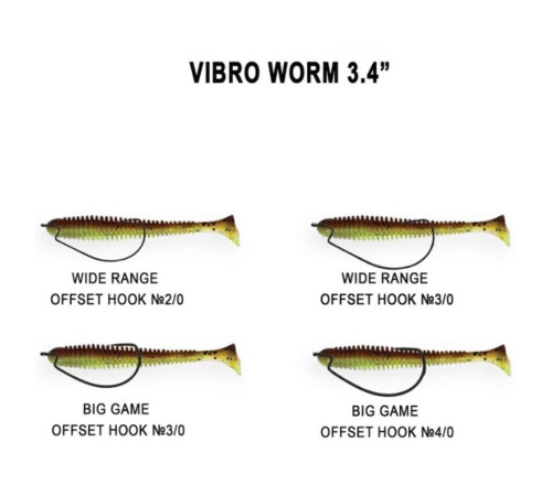 Силиконовая приманка Crazy Fish VIBRO WORM 3.4" 51d, 5шт, виброхвост