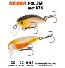 Воблер Akara Pol 35F 2,2гр цвет A76