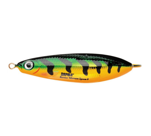 Блесна колеблющаясяRapala RATTLIN' MINNOW SPOON 16гр , цвет FLP