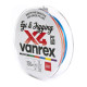 Плетеная леска Lucky John Vanrex Egi &amp;Jigging х4 BRAID Multi Color 150м,  0.17мм