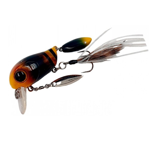 Воблер крэнк Jackall MICRO TAPPY 54F dokunashi suzumebachi, 4.8 гр.