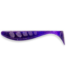 Силиконовая приманка FishUp WIZZLE SHAD 1.4" 060 - Dark Violet/Peacock & Silver, 10шт, виброхвост