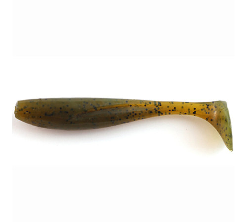 Силиконовая приманка FishUp WIZZLE SHAD 2" 074 - Green Pumpkin Seed, 10шт, виброхвост