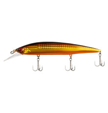 Воблер минноу Jackall RERANGE 130SP-MR double clutch gold & black, 22.3 гр.