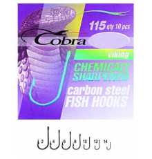 Крючки Cobra Pro VIKING сер.115NSB, №2, 10шт.