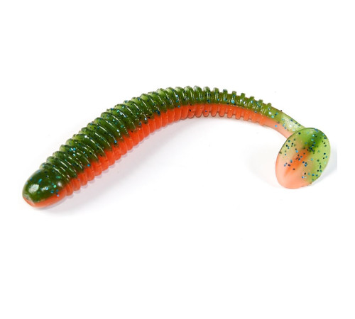 Силиконовые приманки Lucky John Pro Series Spark Tail 4,0in T56, 5шт, виброхвост