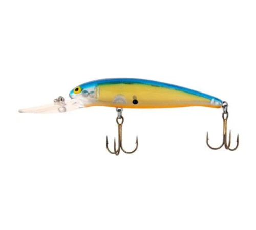 Воблер Pradco Bomber DEEP LONG A 89F, цвет Chartreuse Flash/Blue Back/Orange Belly, 10,6 гр.