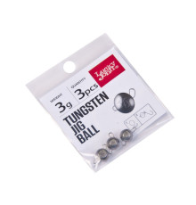 Груз-головки Lucky John Pro Series TUNGSTEN JIG BALL вольфрамовые разборные, 3гр, 3шт.