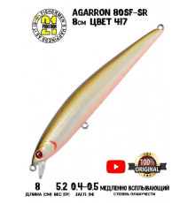 Воблер PONTOON 21 Agarron 80SF-SR цвет 417