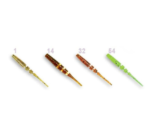 Силиконовые приманки Crazy Fish POLARIS 1.8" M45, 8шт, слаг