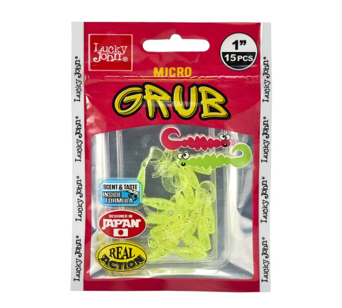 Lucky John Pro Series MICRO GRUB 1,0in 071, 15шт.