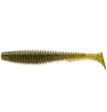 Силиконовая приманка FishUp U-SHAD 3" 074 - Green Pumpkin Seed, 9шт, виброхвост