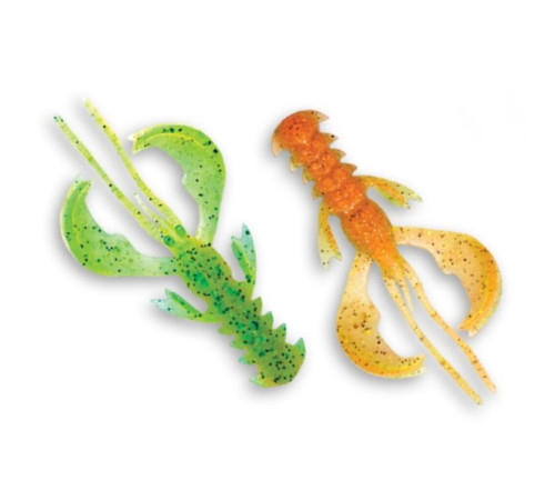 Силиконовые приманки Crazy Fish NIMBLE 1.6" 5d, 9шт, рак