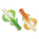 Силиконовые приманки Crazy Fish NIMBLE 1.6" 5d, 9шт, рак