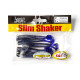 Силиконовые приманки Lucky John Pro Series SLIM SHAKER 3,0in T52, 9шт, виброхвост