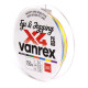 Плетеная леска Lucky John Vanrex Egi &amp;Jigging х4 BRAID Multi Color 150м,  0.12мм
