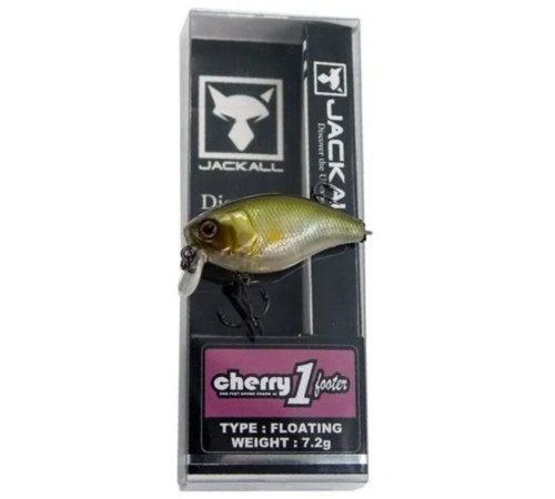 Воблер крэнк Jackall CHERRY 1 FOOTER 46F ghost ayu, 7.2 гр.