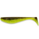 Силиконовая приманка FishUp WIZZLE SHAD 3" 203 - Green Pumpkin/Flo Chartreuse, 8шт, виброхвост