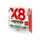 Плетеная леска Lucky John Vanrex х8 BRAID Fluo Green 125м,  0.18мм
