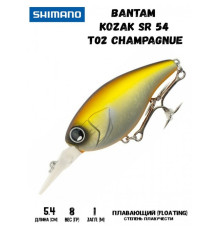 Воблер Shimano Bantam Kozak SR 54mm 8g T02 Champagnue