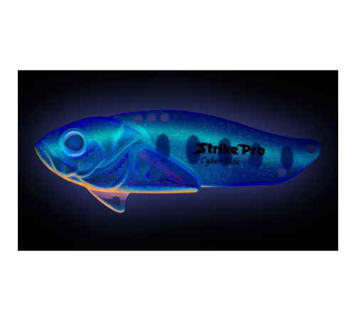 Блесна колеблющаясяStrike Pro CYBER VIBE 9.1гр , цвет A150-713