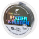 Монофильная леска Salmo Diamond FEEDER &amp;MATCH FLUORO COATED Olive Green 150м,  0.26мм