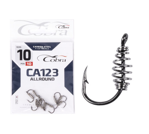 Крючки Cobra ALLROUND сер. CA123, №10, 10шт.