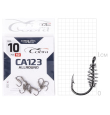 Крючки Cobra ALLROUND сер. CA123, №10, 10шт.