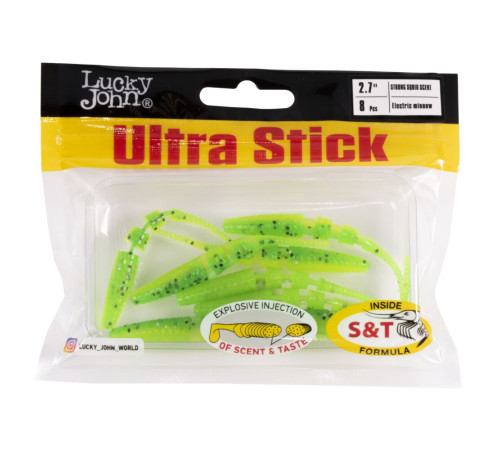 Lucky John Pro Series ULTRA STICK 2.7in T18, 8шт.