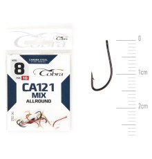 Крючки Cobra ALLROUND сер. CA121 MIX, №8, 10шт.
