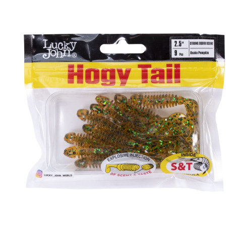 Lucky John Pro Series HOGY TAIL 2.5in PA19, 9шт.