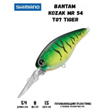 Воблер Shimano Bantam Kozak MR 54mm 8g T07 Tiger