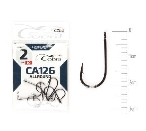 Крючки Cobra ALLROUND сер. CA126, №2, 10шт.