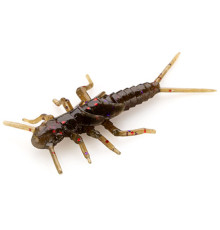 FishUp STONEFLY 0.75" 050 - Green Pumpkin Brown/Red & Purple, 12шт.