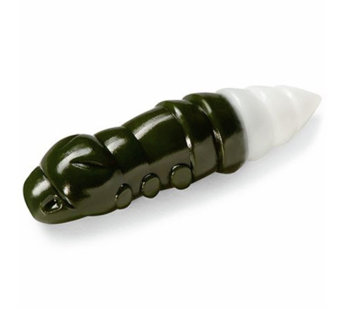 FishUp PUPA 1.5" - Crawfish 140 - Dark Olive/White, 8шт.