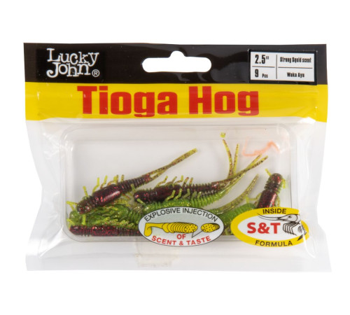 Lucky John Pro Series TIOGA HOG 2.5in T44, 9шт.