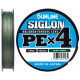 Плетеная леска Sunline Siglon PE х4 BRAID Dark Green 150м,  0.076мм