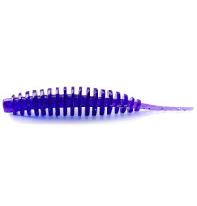 Силиконовые приманки FishUp TANTA 1.5" 060 - Dark Violet/Peacock & Silver, 10шт, слаг