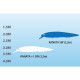 Воблер минноу Megabass KANATA +1 160F dd silver shad, 31 гр.