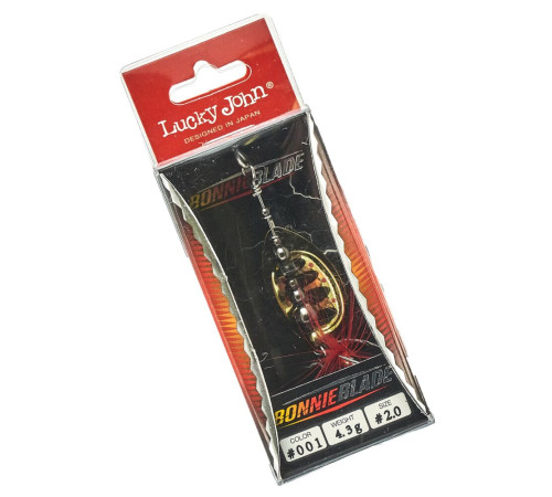 Блесна вращающаяся Lucky John BONNIE BLADE 02 , цвет 001