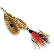 Блесна вращающаяся Blue Fox VIBRAX FOXTAIL №2 , цвет Golden Shiner