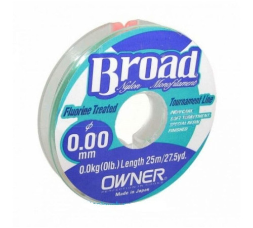 Монофильная леска Owner BROAD 25м,  0.18мм
