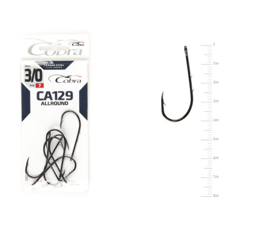 Крючки Cobra ALLROUND сер. CA129, №3/0, 10шт.