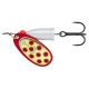 Блесна вращающаяся Blue Fox VIBRAX LONG CAST №3 , цвет Red-Gold-Yellow-Red