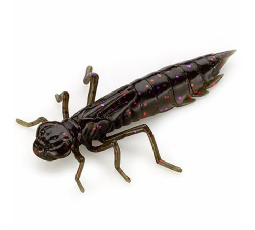 FishUp DRAGONFLY 0.75" 050 - Green Pumpkin Brown/Red & Purple, 12шт.